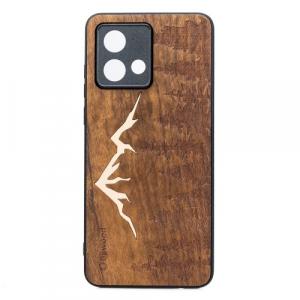 Drewniane etui do Motorola Moto G84 5G, Bewood Góry Imbuia