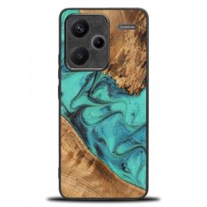 Drewniane etui Bewood Unique - Turquoise do Xiaomi Redmi Note 13 Pro+ 5G