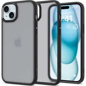 Etui Spigen Ultra Hybrid do iPhone 15 Plus, półprzezroczysto-czarne