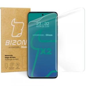 Folia hydrożelowa na ekran Bizon Glass Hydrogel Front do Motorola Edge 40 Neo, 2 sztuki