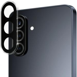 Szkło hartowane na aparat PanzerGlass Hoops Lens Protector do Samsung Galaxy A36 5G, przezroczysto-czarne