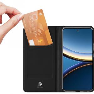 Etui z klapką Dux Ducis Skin Pro do Xiaomi POCO F7 Pro, czarne