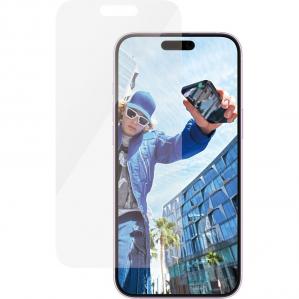 OUTLET: Szkło hartowane PanzerGlass Classic Fit + EasyAligner do iPhone 16 Plus / iPhone 15 Plus