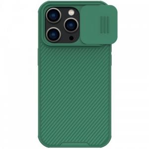 Etui z ochroną aparatu Nillkin CamShield Pro do iPhone 14 Pro, zielone