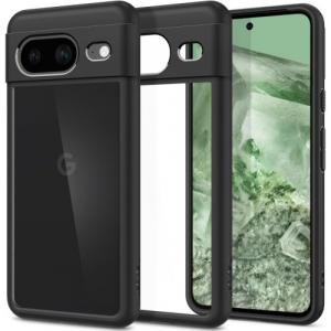 Etui Spigen Ultra Hybrid do Google Pixel 8, przezroczysto-czarne