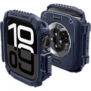 Etui Spigen Rugged Armor do Apple Watch 10 46 mm, granatowe