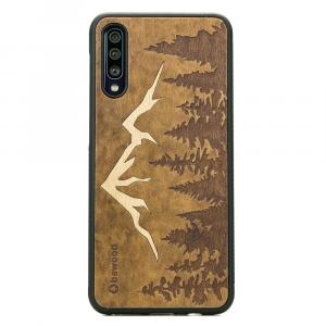Drewniane etui do Galaxy A70, Bewood Góry Imbuia