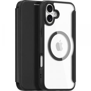 Etui Dux Ducis Skin X Pro Magnetic do iPhone 16, czarno-przezroczyste