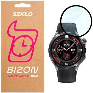 Szkło hybrydowe Bizon Glass Watch Edge Hybrid dla OnePlus Watch 3, czarne