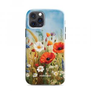 Etui ochronne do iPhone 11 Pro, Mobiwear Elite Pro, łąkowe kwiaty