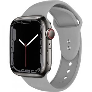 Pasek Crong Sport Liquid Band do Apple Watch 49/46/45/44 mm, szary