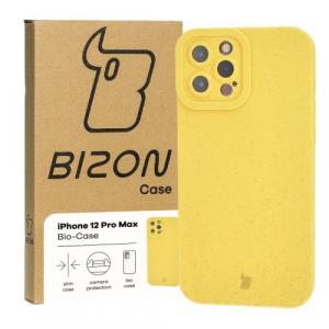 Ekologiczne etui Bizon Bio-Case do iPhone 12 Pro Max, żółte