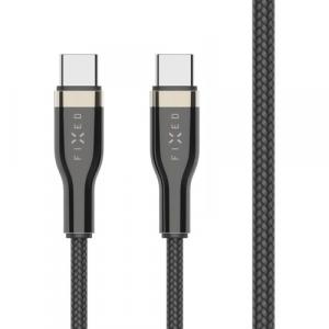 Kabel Fixed Braided Cable USB-C / USB-C 100W 1,2 m, czarny