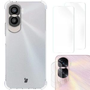 Etui Bizon Case Clear Pack do Honor 90 Lite, przezroczyste