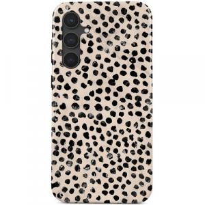 Etui Burga Almond Latte Tough do Galaxy S23 FE, beżowy z czarnymi kropkami