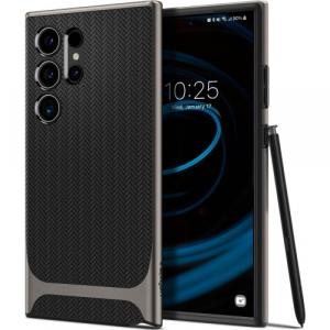 Etui Spigen Neo Hybrid do Galaxy S24 Ultra, stalowo-czarne