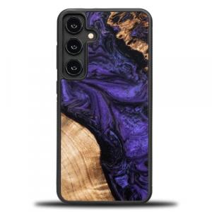 Drewniane etui do Galaxy A35 5G, Bewood Unique Violet