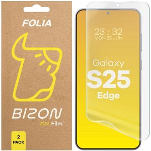 Folia matowa Bizon Glass Film Sun do Galaxy S25 Edge, 2 sztuki
