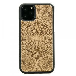 Drewniane etui do iPhone 11 Pro, Bewood Kalendarz Aztecki Aniegre
