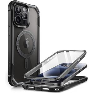 OUTLET: Etui pancerne Supcase i-Blason Ares Mag SP z MagSafe do iPhone 15 Pro, czarne