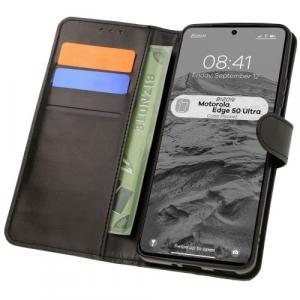 Etui z klapką Bizon Case Pocket do Motorola Edge 50 Ultra, czarne