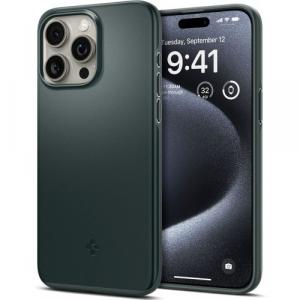 Etui Spigen Thin Fit do iPhone 15 Pro, zielone