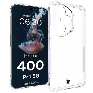 Elastyczne etui Bizon Case Salpa do Honor 400 Pro, przezroczyste