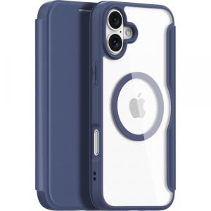 Etui Dux Ducis Skin X Pro Magnetic do iPhone 16, niebiesko-przezroczyste