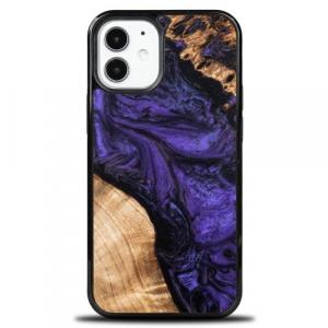 Drewniane etui do iPhone 12 Mini, Bewood Unique Violet