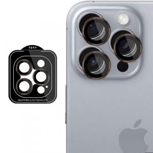 Osłona na aparat 3mk Lens Protection Pro, 1 zestaw dla iPhone 16 Pro Max / 16 Pro, brązowe