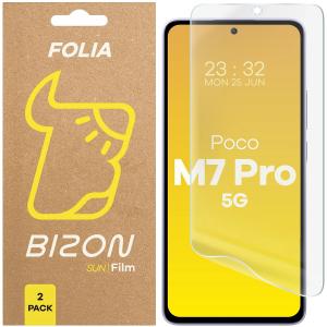 Folia matowa Bizon Glass Film Sun do Xiaomi Poco M7 Pro 5G, 2 sztuki
