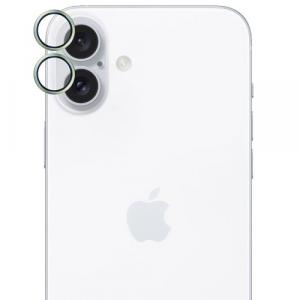 Osłony na aparat 3mk HARDY Lens Protection Pro 1 zestaw dla iPhone 16 / 16 Plus, zielone