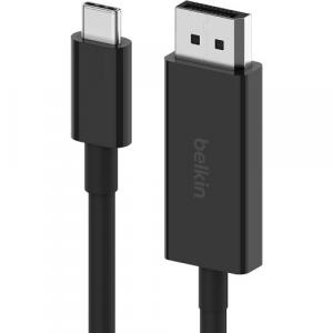 Kabel Belkin Connect USB-C / DisplayPort 1.4 8K/60Hz HDR 2m, czarny