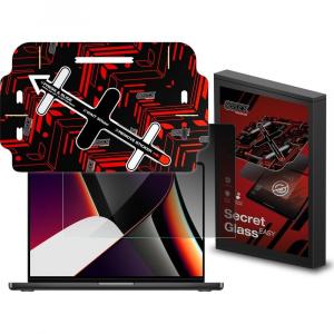 Szkło hybrydowe, prywatyzujące na ekran Grizz SecretGlass Easy do MacBook Pro 16\
