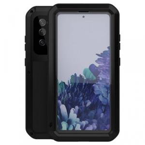 Etui pancerne + szkło LOVE MEI Galaxy S20 FE, czarne
