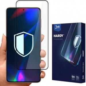 Szkło hartowane 3mk Hardy do Galaxy S21 FE 5G, czarna ramka