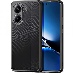 Etui Dux Ducis AIMO do Xiaomi POCO X7 Pro, przezroczyste z czarną ramką