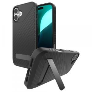 Etui Zagg Denali Snap Kickstand do iPhone 16 Plus, czarne