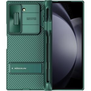 Etui z ochroną aparatu Nillkin CamShield Fold Pen do Galaxy Z Fold6, ciemnozielone