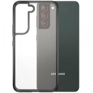 Antybakteryjne etui PanzerGlass HardCase do Galaxy S22 Plus, przezroczyste z przydymionymi ramkami