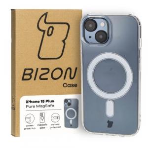 Etui Bizon Case Pure Magnetic do iPhone 15 Plus, przezroczyste