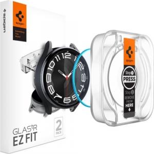 Szkło do etui + Aplikator Spigen Glas.tr EZ Fit 2-Pack do Galaxy Watch 6 Classic 43mm