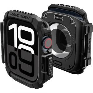 Etui Spigen Rugged Armor do Apple Watch 10 46 mm, czarne