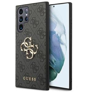 OUTLET: Etui Guess 4G Big Metal Logo Galaxy S22 Ultra, szare