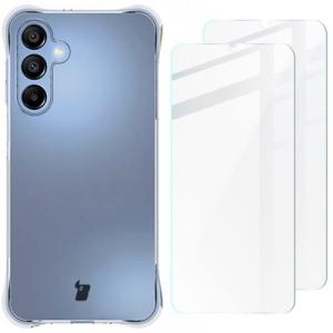 Etui + 2x szkło hartowane Bizon Case Clear Pack do Galaxy A16 4G/5G