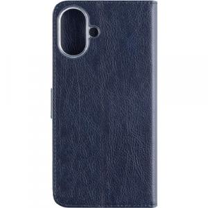 Etui Fixed Opus do iPhone 16, granatowe