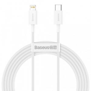 Kabel Baseus Superior USB-C do Lightning 20W 2m, biały