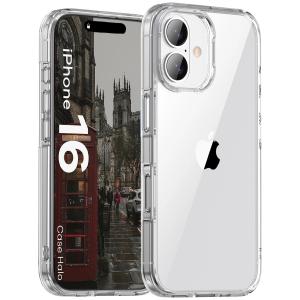 Etui Bizon Case Halo do iPhone 16, przezroczyste
