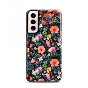 Etui ochronne do Galaxy S21, Mobiwear Elite Pro, kolorowo-kwieciste