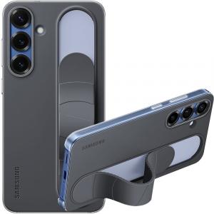 Etui Samsung Silicone Standing Grip Case do Galaxy S25 Plus, czarne